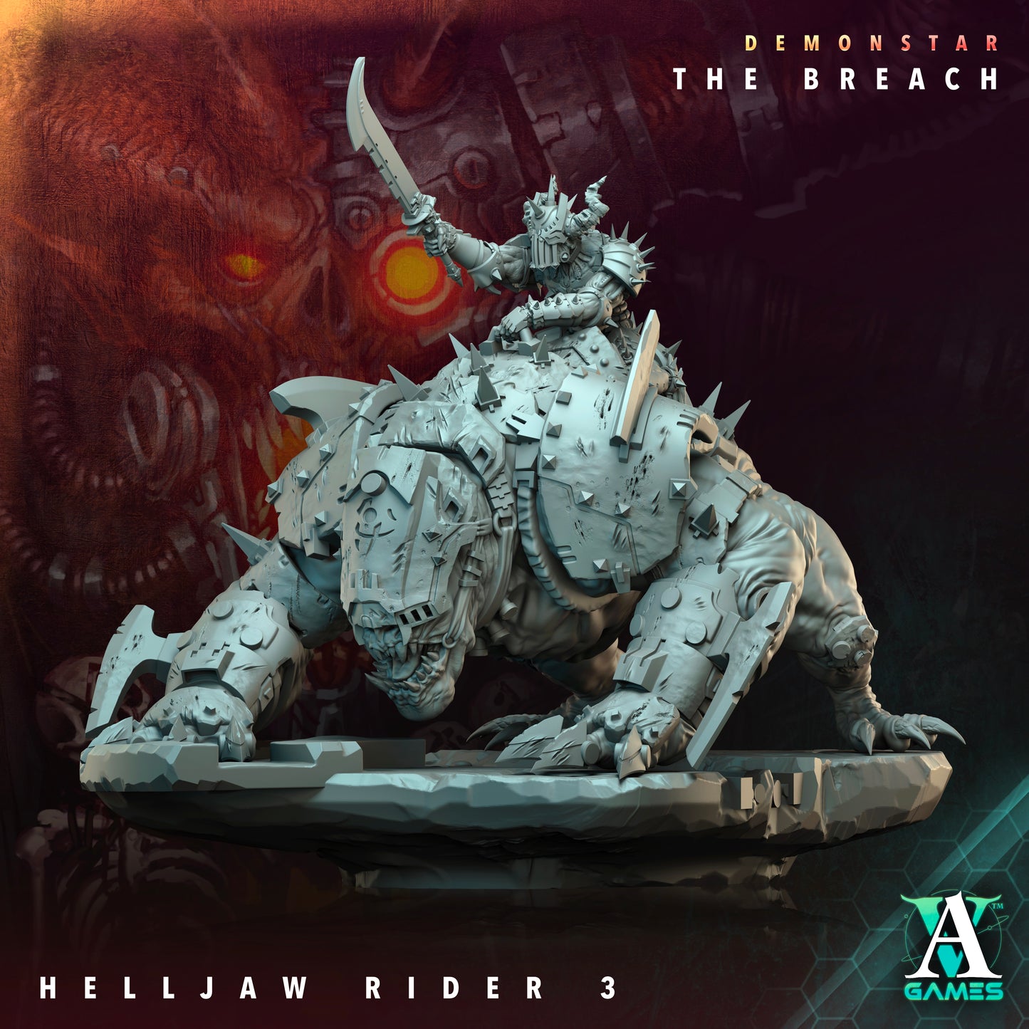 Helljaw Rider (5 poses)