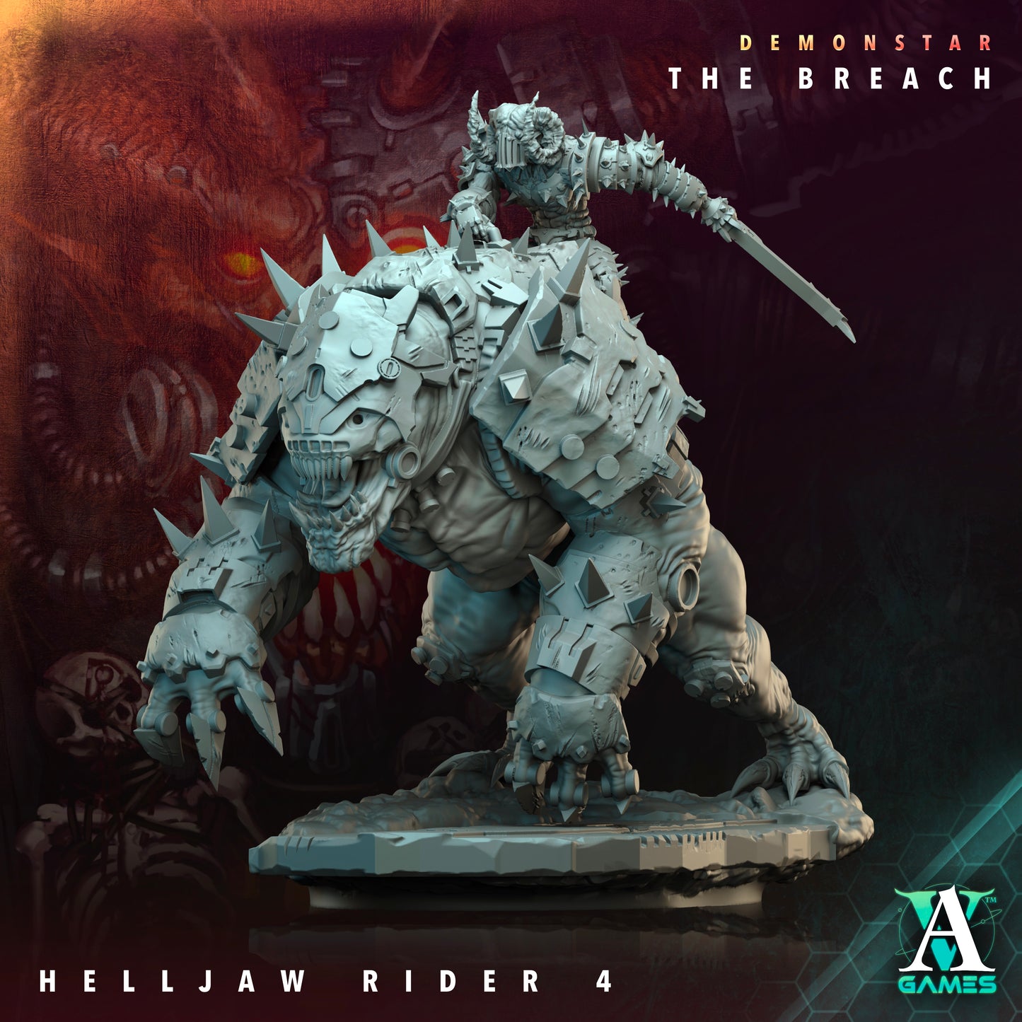 Helljaw Rider (5 poses)