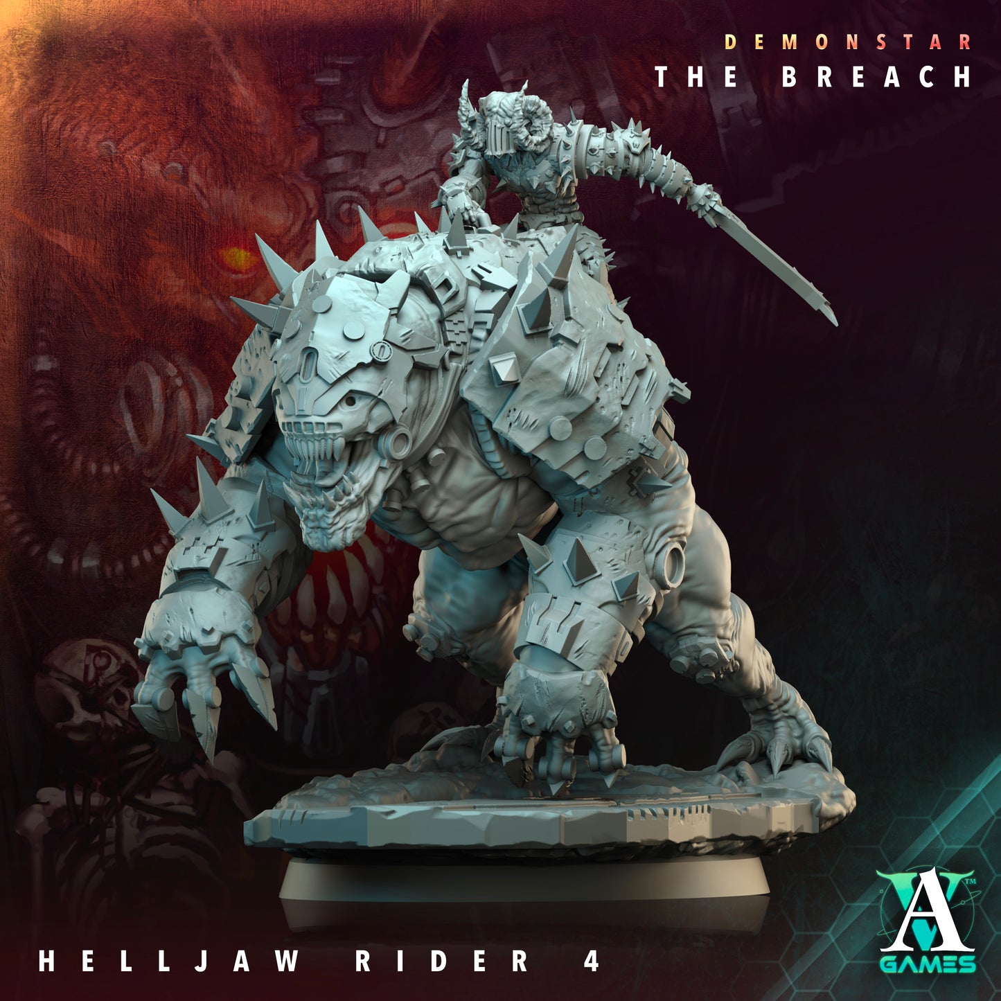 Helljaw Rider (5 poses)