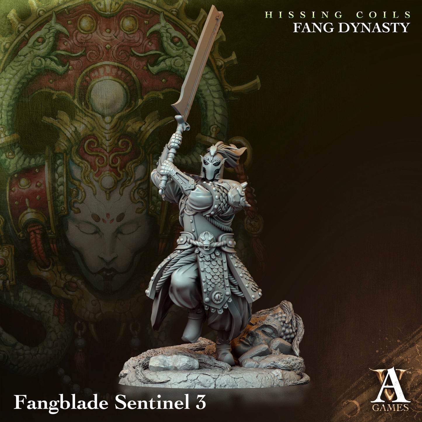 Fangblade Sentinel (4 Poses)