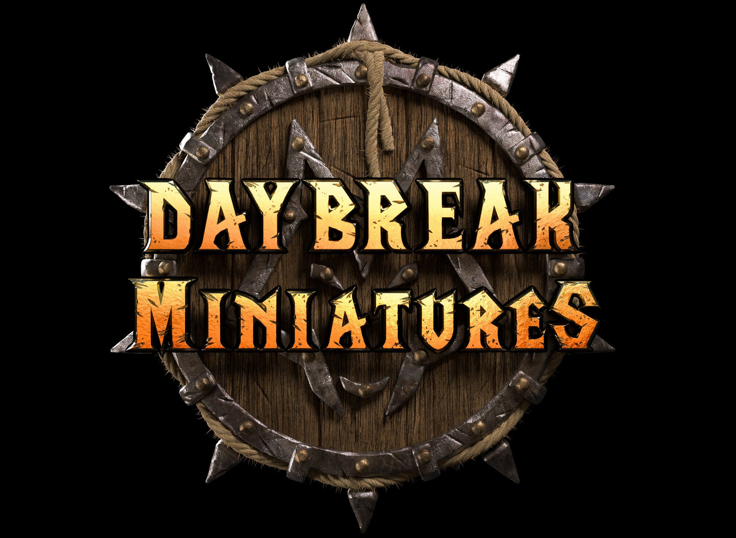 D&D Orc Warrior Resin Miniature Dungeons and Dragons Tabletop RPG DnD Daybreak Miniatures